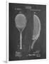 PP1127-Chalkboard Vintage Tennis Racket 1891 Patent Poster-Cole Borders-Framed Giclee Print