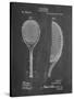 PP1127-Chalkboard Vintage Tennis Racket 1891 Patent Poster-Cole Borders-Stretched Canvas