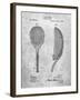 PP1127-Slate Vintage Tennis Racket 1891 Patent Poster-Cole Borders-Framed Giclee Print