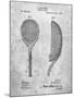 PP1127-Slate Vintage Tennis Racket 1891 Patent Poster-Cole Borders-Mounted Giclee Print