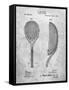 PP1127-Slate Vintage Tennis Racket 1891 Patent Poster-Cole Borders-Framed Stretched Canvas
