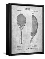 PP1127-Slate Vintage Tennis Racket 1891 Patent Poster-Cole Borders-Framed Stretched Canvas
