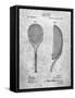 PP1127-Slate Vintage Tennis Racket 1891 Patent Poster-Cole Borders-Framed Stretched Canvas