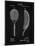 PP1127-Vintage Black Vintage Tennis Racket 1891 Patent Poster-Cole Borders-Mounted Giclee Print