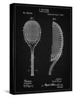 PP1127-Vintage Black Vintage Tennis Racket 1891 Patent Poster-Cole Borders-Stretched Canvas