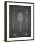 PP1128-Black Grid Vintage Tennis Racket Patent Poster-Cole Borders-Framed Giclee Print