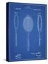 PP1128-Blueprint Vintage Tennis Racket Patent Poster-Cole Borders-Stretched Canvas