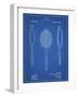 PP1128-Blueprint Vintage Tennis Racket Patent Poster-Cole Borders-Framed Giclee Print