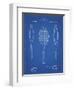 PP1128-Blueprint Vintage Tennis Racket Patent Poster-Cole Borders-Framed Giclee Print