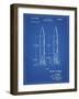 PP1129-Blueprint Von Braun Rocket Missile Patent Poster-Cole Borders-Framed Giclee Print