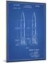 PP1129-Blueprint Von Braun Rocket Missile Patent Poster-Cole Borders-Mounted Giclee Print