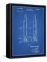 PP1129-Blueprint Von Braun Rocket Missile Patent Poster-Cole Borders-Framed Stretched Canvas