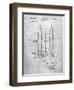 PP1129-Slate Von Braun Rocket Missile Patent Poster-Cole Borders-Framed Giclee Print