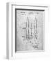 PP1129-Slate Von Braun Rocket Missile Patent Poster-Cole Borders-Framed Giclee Print