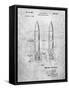 PP1129-Slate Von Braun Rocket Missile Patent Poster-Cole Borders-Framed Stretched Canvas