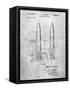PP1129-Slate Von Braun Rocket Missile Patent Poster-Cole Borders-Framed Stretched Canvas