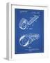 PP1133-Blueprint White Out Tape Patent Poster-Cole Borders-Framed Giclee Print