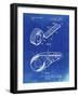 PP1133-Faded Blueprint White Out Tape Patent Poster-Cole Borders-Framed Giclee Print