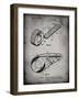 PP1133-Faded Grey White Out Tape Patent Poster-Cole Borders-Framed Giclee Print