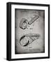 PP1133-Faded Grey White Out Tape Patent Poster-Cole Borders-Framed Giclee Print