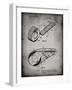 PP1133-Faded Grey White Out Tape Patent Poster-Cole Borders-Framed Giclee Print