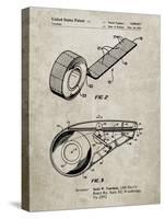 PP1133-Sandstone White Out Tape Patent Poster-Cole Borders-Stretched Canvas