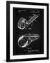 PP1133-Vintage Black White Out Tape Patent Poster-Cole Borders-Framed Giclee Print