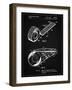 PP1133-Vintage Black White Out Tape Patent Poster-Cole Borders-Framed Giclee Print