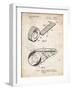 PP1133-Vintage Parchment White Out Tape Patent Poster-Cole Borders-Framed Giclee Print