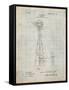 PP1137-Antique Grid Parchment Windmill 1906 Patent Poster-Cole Borders-Framed Stretched Canvas