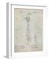 PP1137-Antique Grid Parchment Windmill 1906 Patent Poster-Cole Borders-Framed Giclee Print