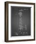 PP1137-Black Grid Windmill 1906 Patent Poster-Cole Borders-Framed Giclee Print