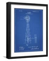 PP1137-Blueprint Windmill 1906 Patent Poster-Cole Borders-Framed Giclee Print