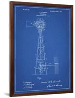 PP1137-Blueprint Windmill 1906 Patent Poster-Cole Borders-Framed Giclee Print