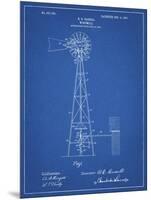 PP1137-Blueprint Windmill 1906 Patent Poster-Cole Borders-Mounted Giclee Print