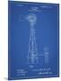 PP1137-Blueprint Windmill 1906 Patent Poster-Cole Borders-Mounted Giclee Print