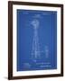 PP1137-Blueprint Windmill 1906 Patent Poster-Cole Borders-Framed Giclee Print