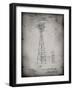 PP1137-Faded Grey Windmill 1906 Patent Poster-Cole Borders-Framed Giclee Print