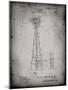 PP1137-Faded Grey Windmill 1906 Patent Poster-Cole Borders-Mounted Giclee Print