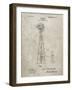 PP1137-Sandstone Windmill 1906 Patent Poster-Cole Borders-Framed Giclee Print