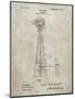 PP1137-Sandstone Windmill 1906 Patent Poster-Cole Borders-Mounted Giclee Print