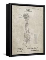 PP1137-Sandstone Windmill 1906 Patent Poster-Cole Borders-Framed Stretched Canvas