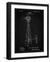 PP1137-Vintage Black Windmill 1906 Patent Poster-Cole Borders-Framed Giclee Print