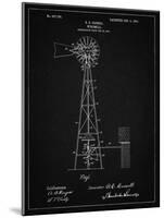 PP1137-Vintage Black Windmill 1906 Patent Poster-Cole Borders-Mounted Giclee Print