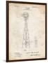 PP1137-Vintage Parchment Windmill 1906 Patent Poster-Cole Borders-Framed Giclee Print