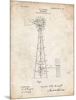 PP1137-Vintage Parchment Windmill 1906 Patent Poster-Cole Borders-Mounted Giclee Print