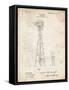 PP1137-Vintage Parchment Windmill 1906 Patent Poster-Cole Borders-Framed Stretched Canvas