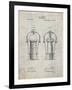 PP1138-Antique Grid Parchment Wine Cooler 1893 Patent Poster-Cole Borders-Framed Giclee Print