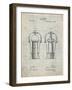 PP1138-Antique Grid Parchment Wine Cooler 1893 Patent Poster-Cole Borders-Framed Giclee Print