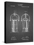 PP1138-Black Grid Wine Cooler 1893 Patent Poster-Cole Borders-Stretched Canvas